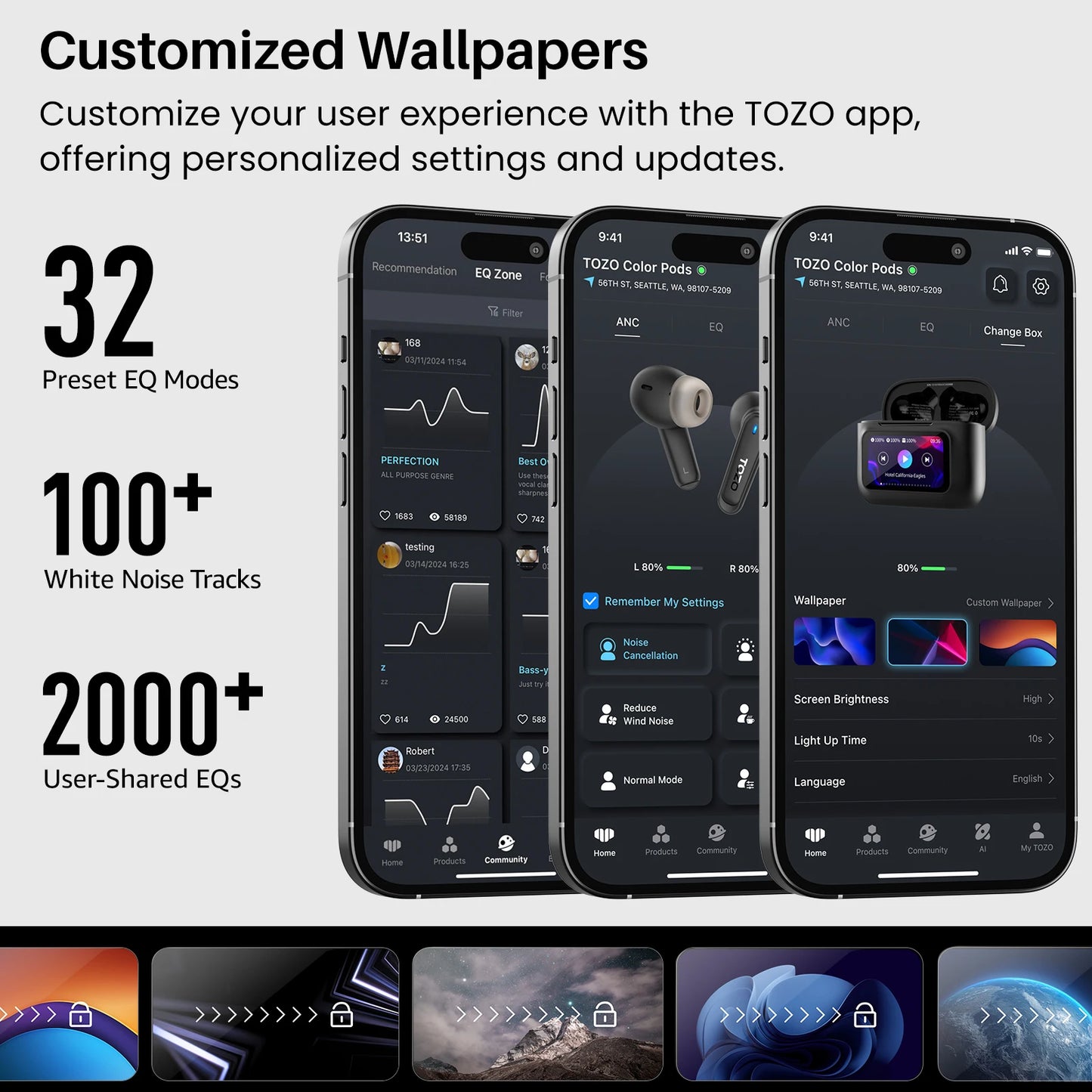 TOZO Color Pods AI Translate Earbuds Real Time Language Translator
