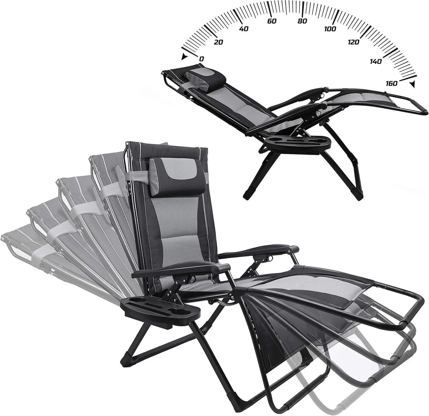 Outdoor Zero Gravity Folding Recliner Chair