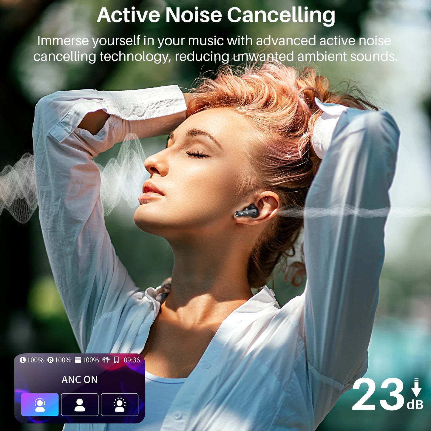 TOZO Color Pods AI Translate Earbuds Real Time Language Translator