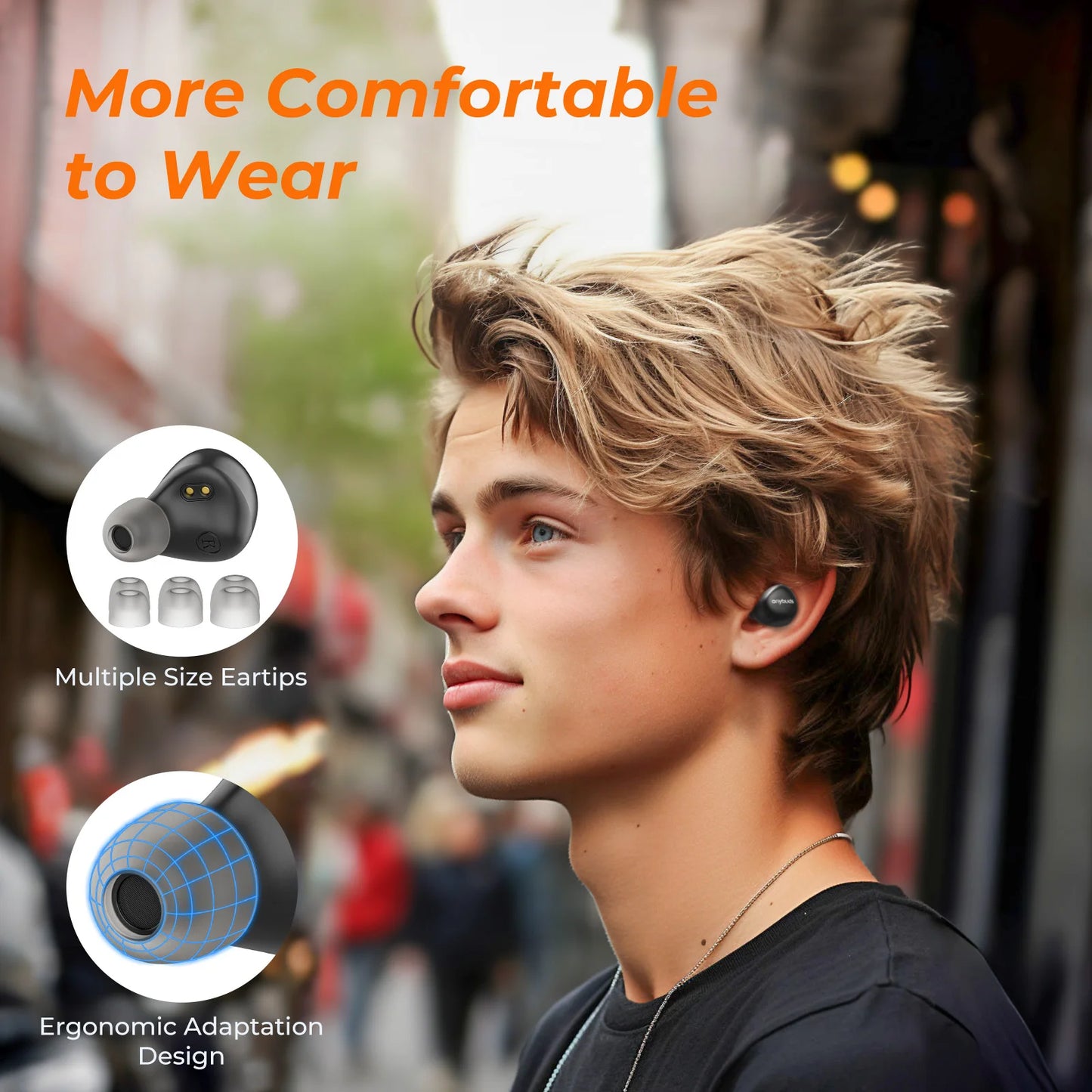 TOZO TWS Earbuds Wireless Bluetooth Headphones HD Calls IPX5