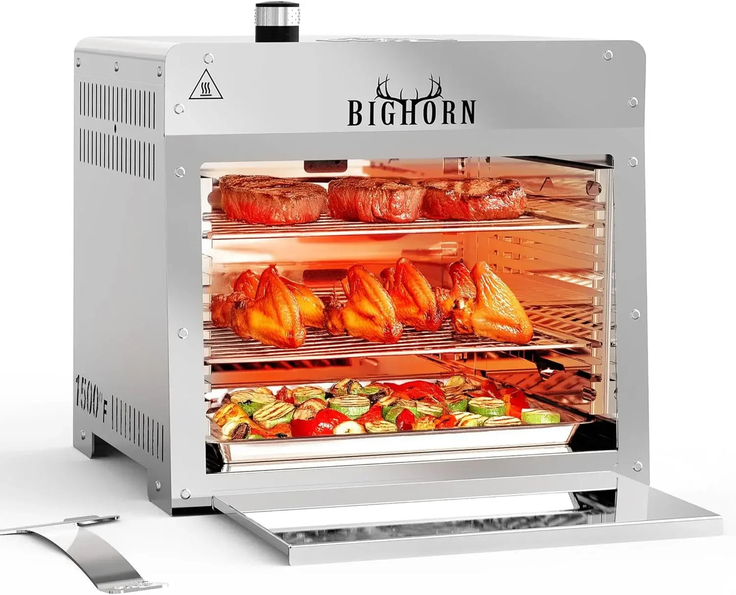 Infrared Propane Grill Portable Sear Station Outdoor Pizza Stone