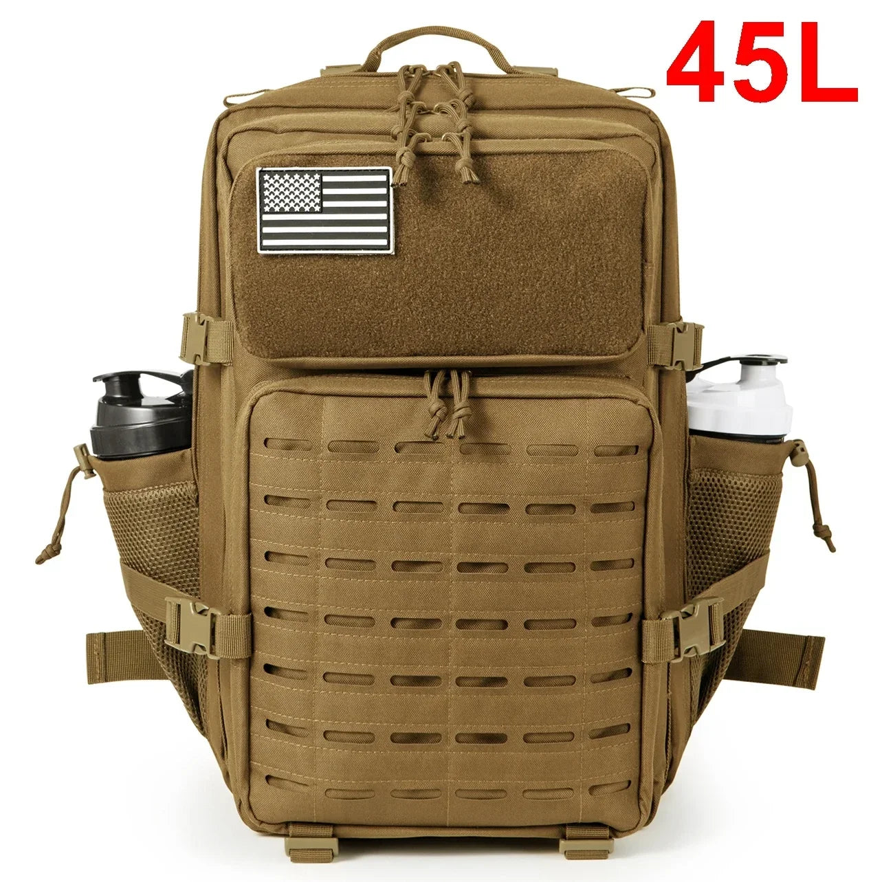 ReFire Gear Unisex Tactical Backpack With Water Bottle Holder
