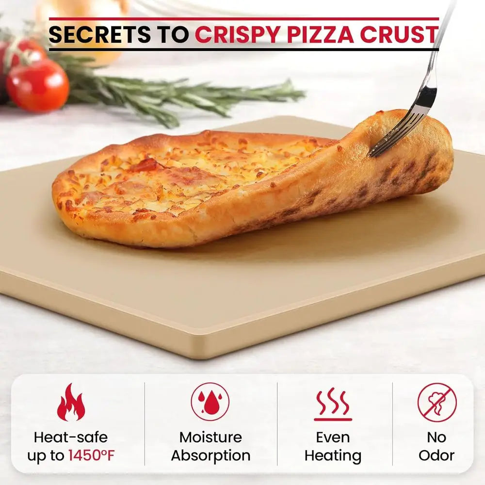 Cordierite Pizza Stone For Oven And Grill Thermal Shock Resistant