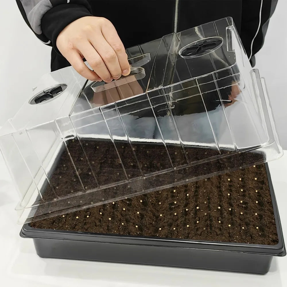 Seed Starter Trays With Humidity Domes 4 Pack For Germination