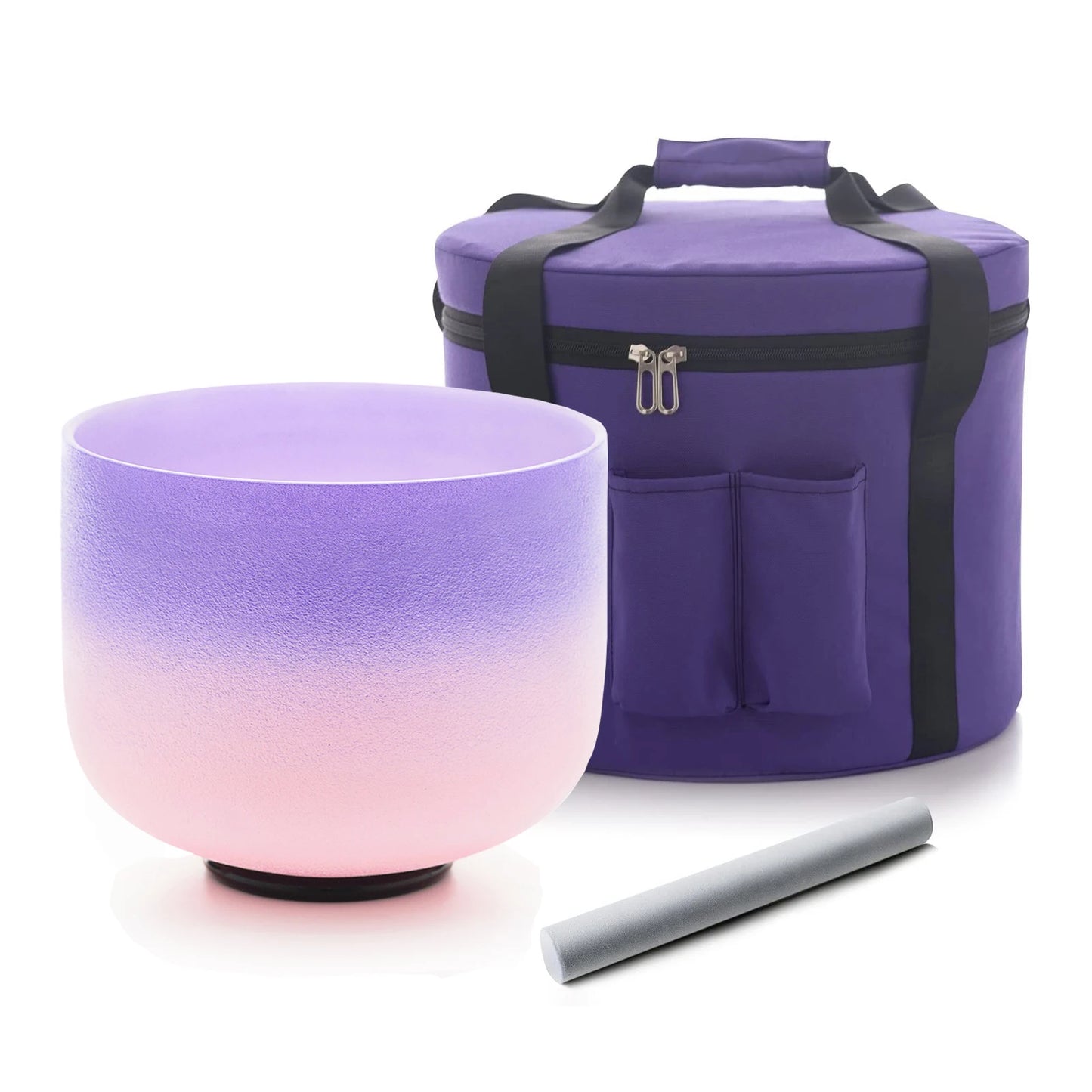 Hye-eun Rainbow Quartz Crystal Singing Bowl 432Hz Chakra Healing