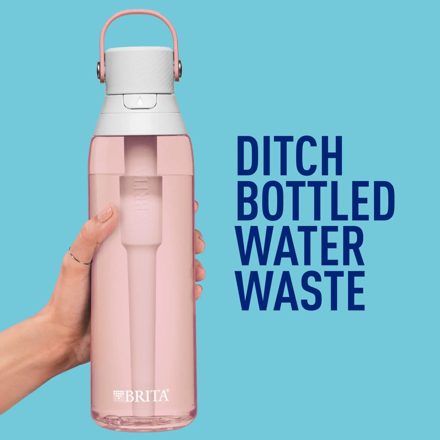 Premium Leak Proof Filtered Water Bottle With Straw Easy Maintenance