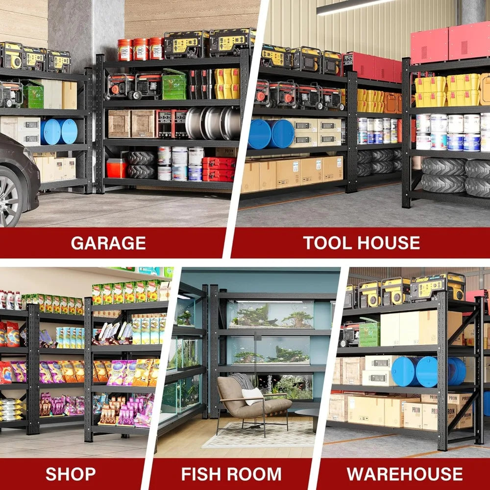 ZHILU Heavy Duty Garage Shelving Units 5000 Lb Capacity