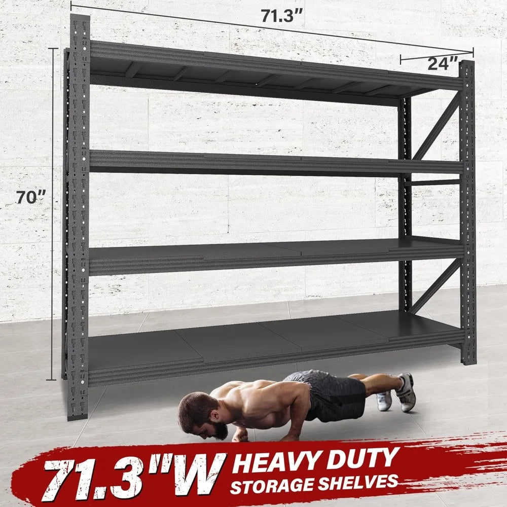 ZHILU Heavy Duty Garage Shelving Units 5000 Lb Capacity