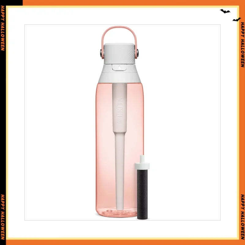 Premium Leak Proof Filtered Water Bottle With Straw Easy Maintenance