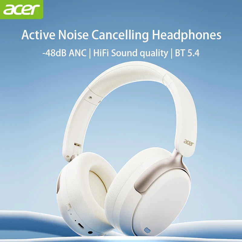 Acer OHR516 ANC Wireless Bluetooth Headphones with LDAC