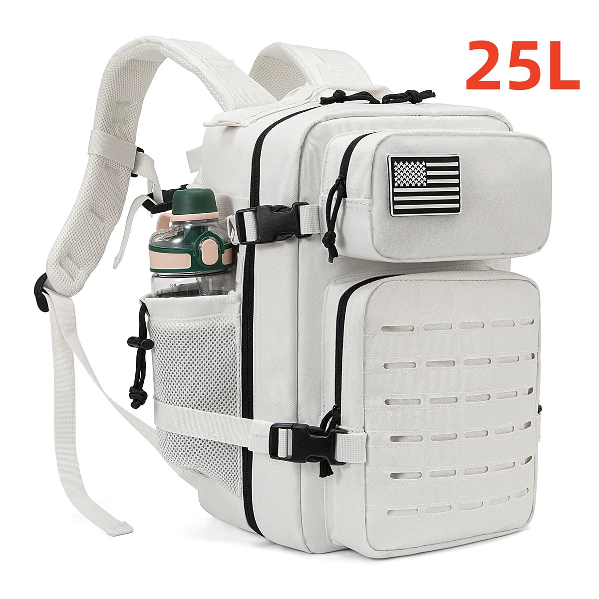 ReFire Gear Unisex Tactical Backpack With Water Bottle Holder