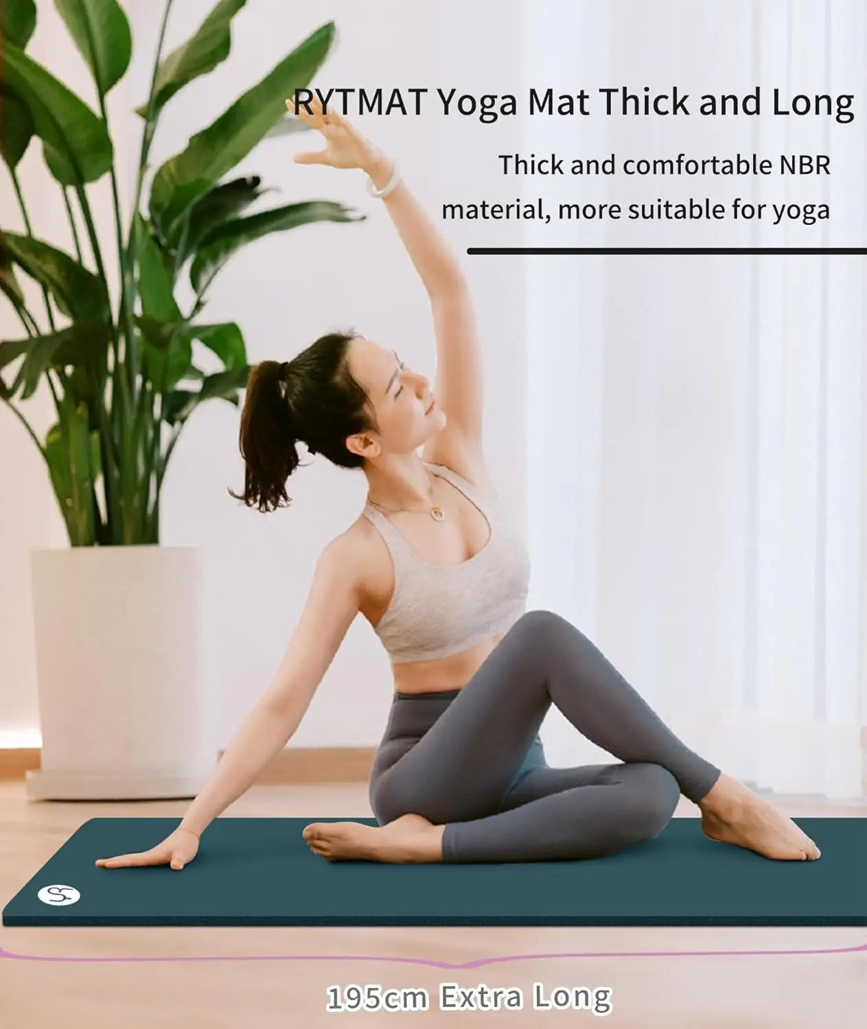 Extra Thick Yoga Mat Non Slip Exercise Mat Carrying Bag