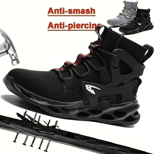 NONE Breathable Anti Puncture Safety Shoes With Metal Toe Cap