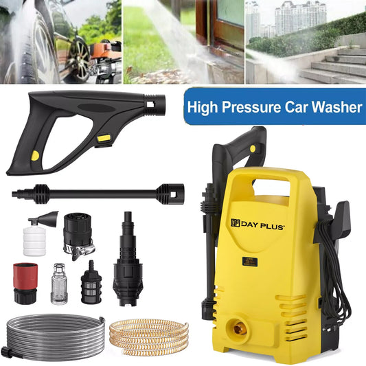 DayPlus Electric Pressure Washer 120 Bar For Terraces Gardens Cars