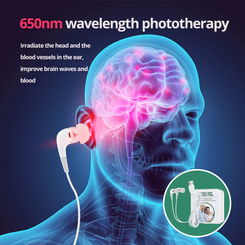 Tinnitus Ear Laser Therapy LLLT Physiotherapy Device