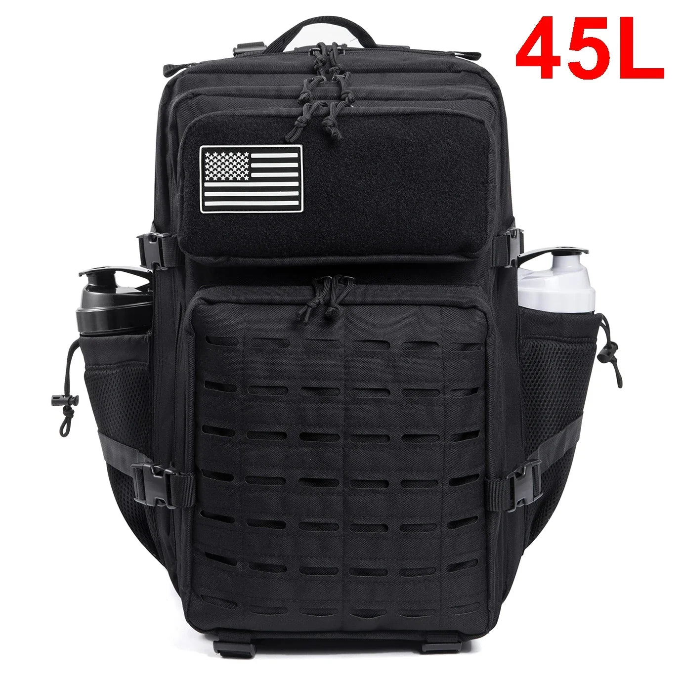 ReFire Gear Unisex Tactical Backpack With Water Bottle Holder