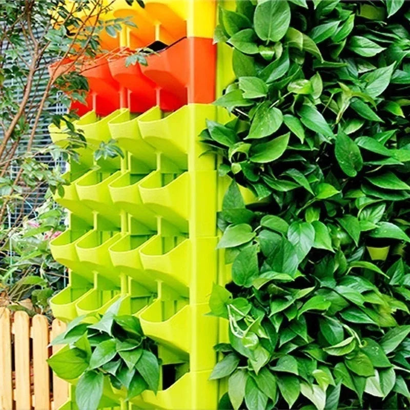 Outdoor Hanging Basket Planters for Balcony Garden Self Watering Pot