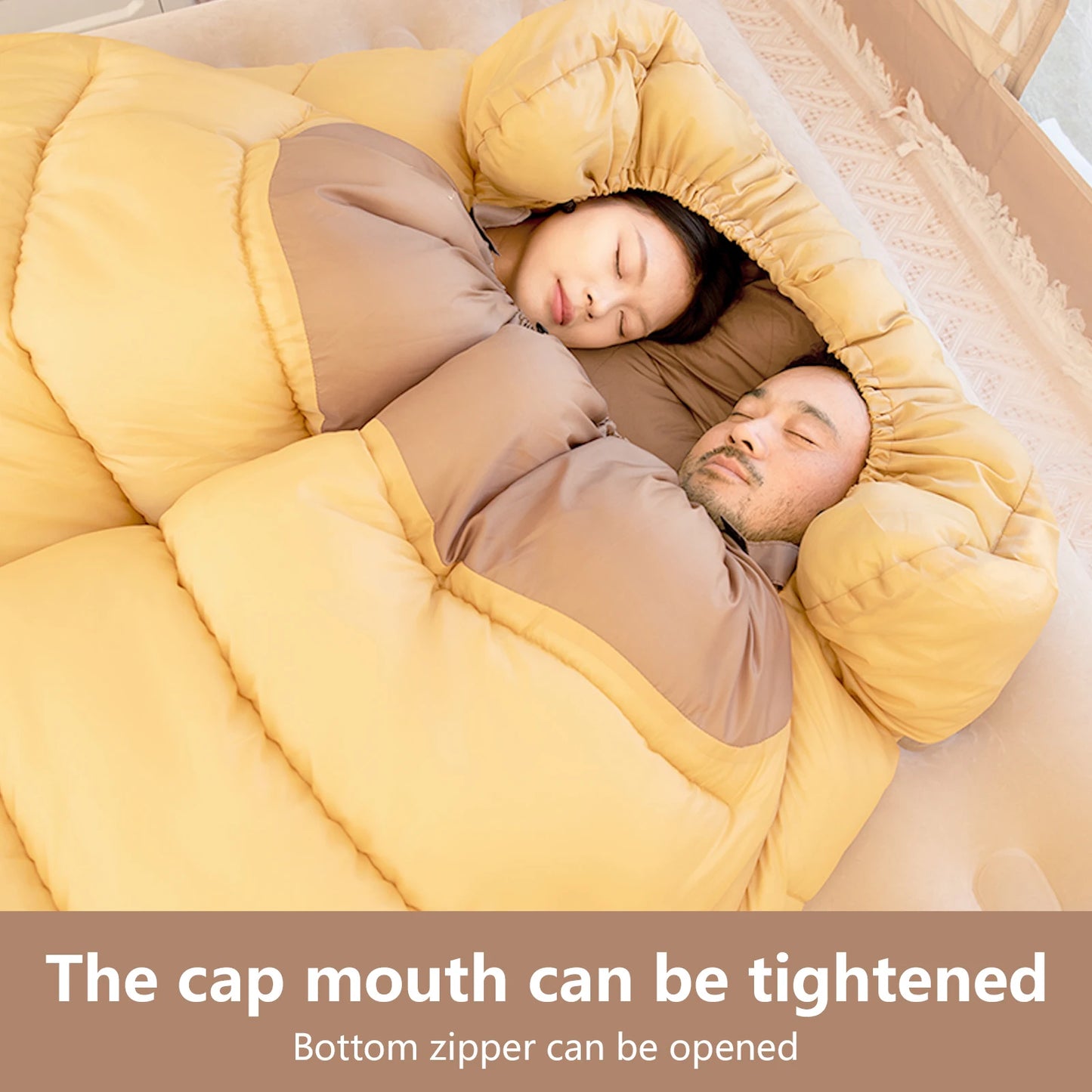 BSWOLF Four Seasons 2 Person Camping Sleeping Bag For Outdoors