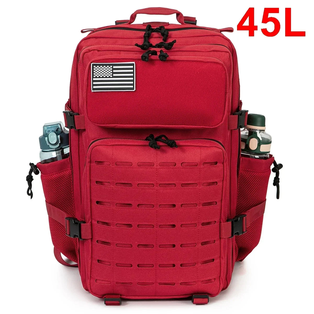 ReFire Gear Unisex Tactical Backpack With Water Bottle Holder