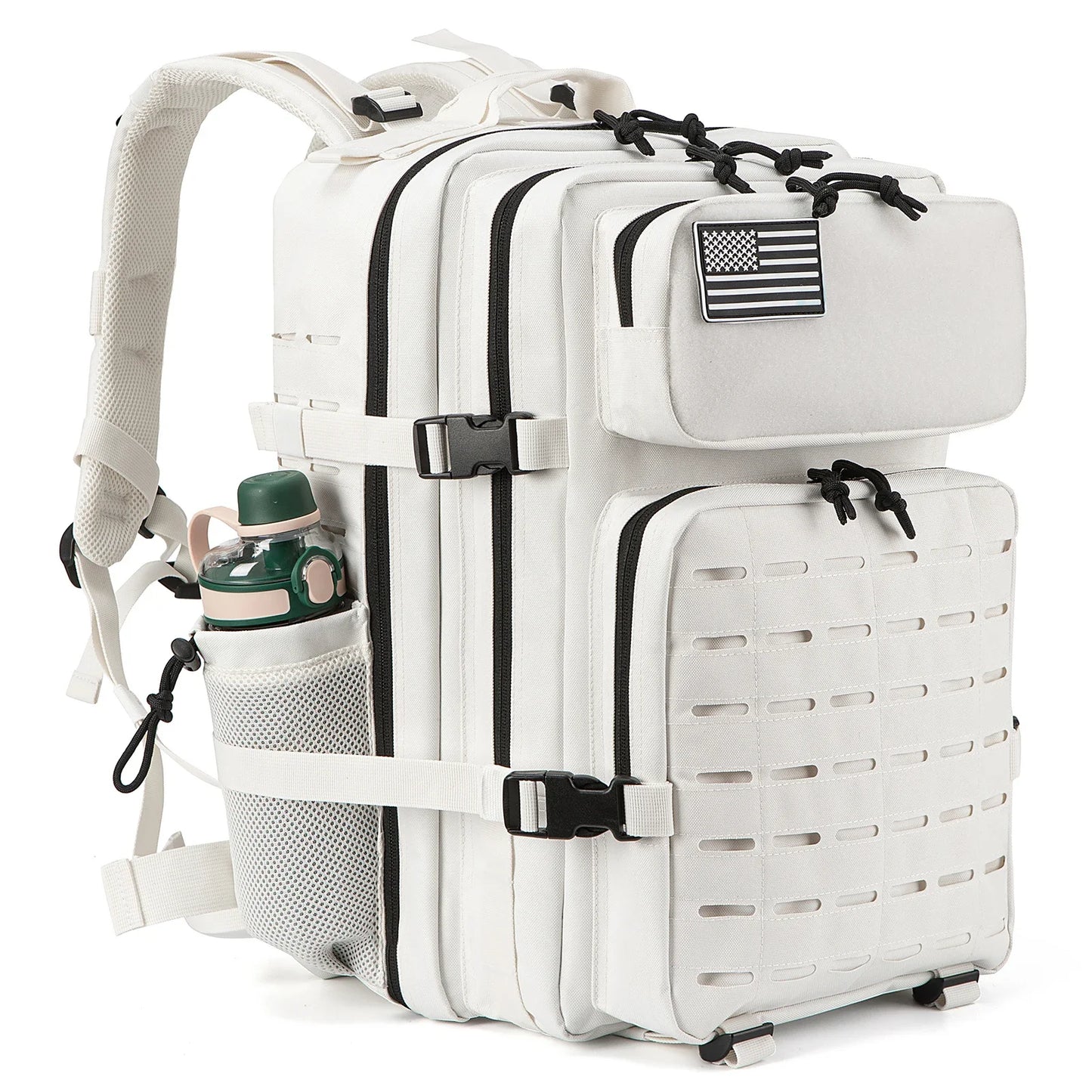 ReFire Gear Unisex Tactical Backpack With Water Bottle Holder