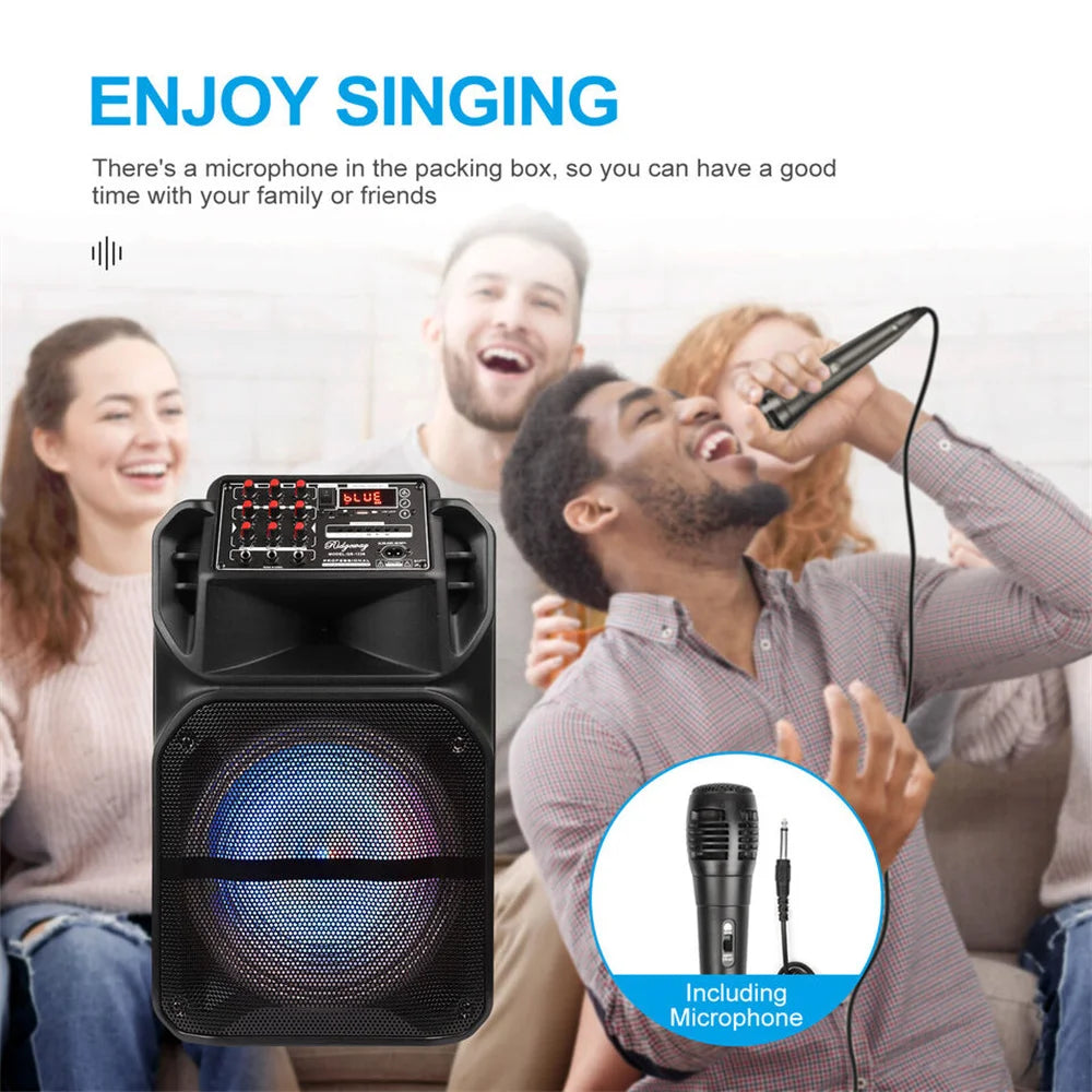 CURUK 7000W Portable Bluetooth Speaker Subwoofer With Bass