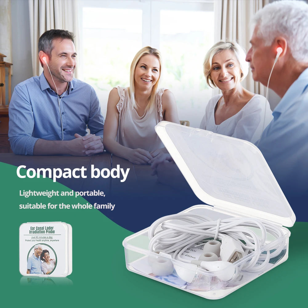 Tinnitus Ear Laser Therapy LLLT Physiotherapy Device