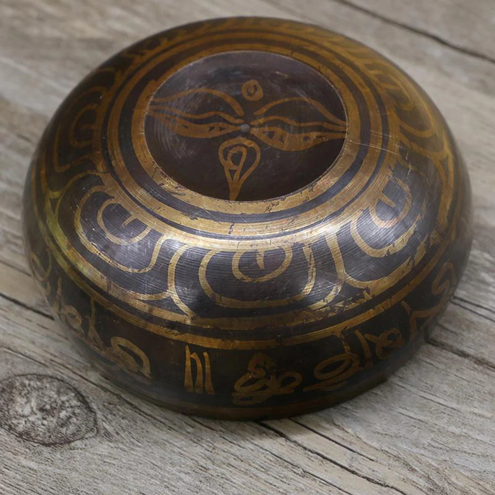 Tibetan Singing Bowl With Striker For Meditation And Healing