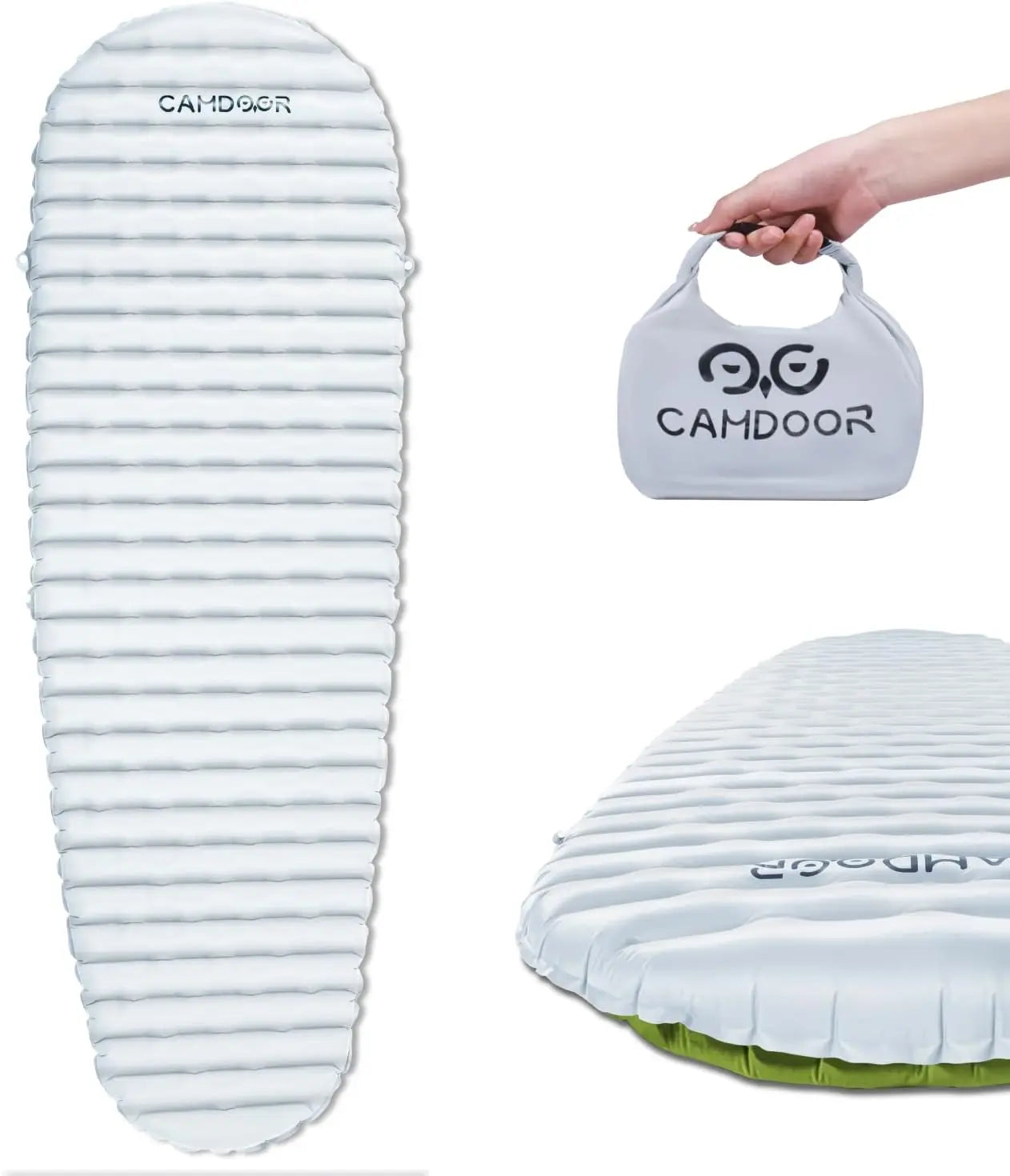 Self-Inflating Sleeping Pad with Inflating Bag, Lightweight Camping Mat for Hiking & Travel