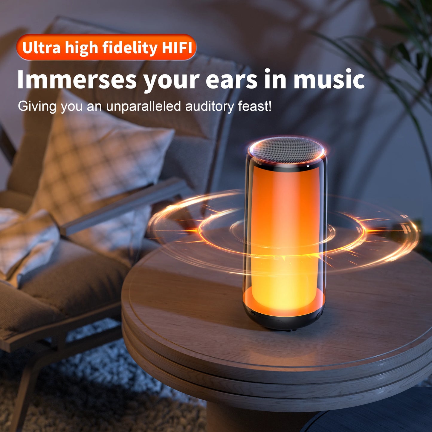 QERE Bluetooth Speaker Hi Res 10W Wireless Portable IPX5