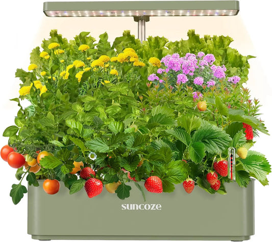 Hydroponics Growing System Kit With 12 Pods And 24W LED
