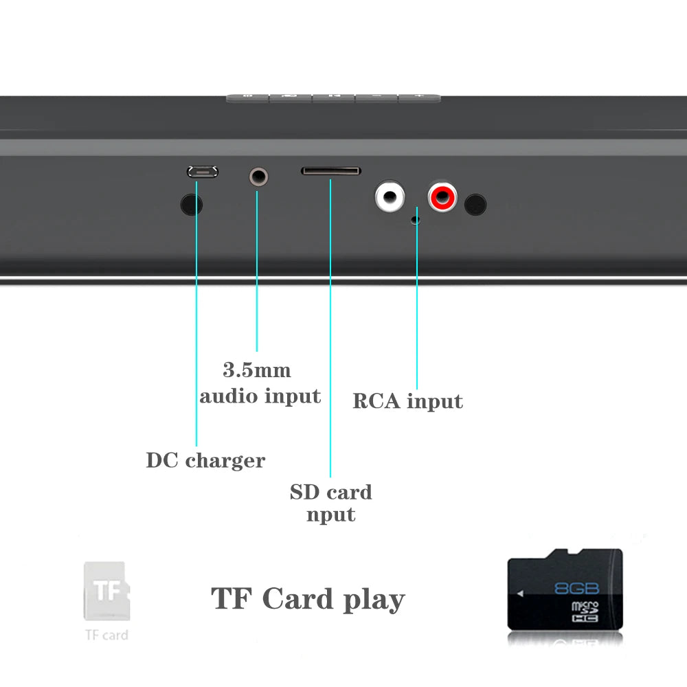 Home Theater Bluetooth Speaker System With Subwoofer