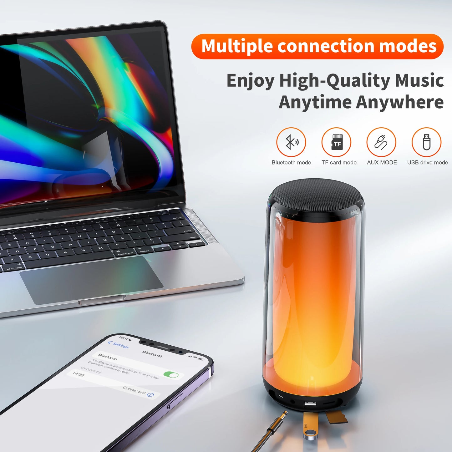 QERE Bluetooth Speaker Hi Res 10W Wireless Portable IPX5