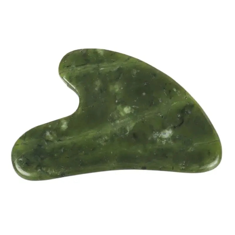 Jade Gua Sha Tool Xiuyan Heart Shape Facial Massager