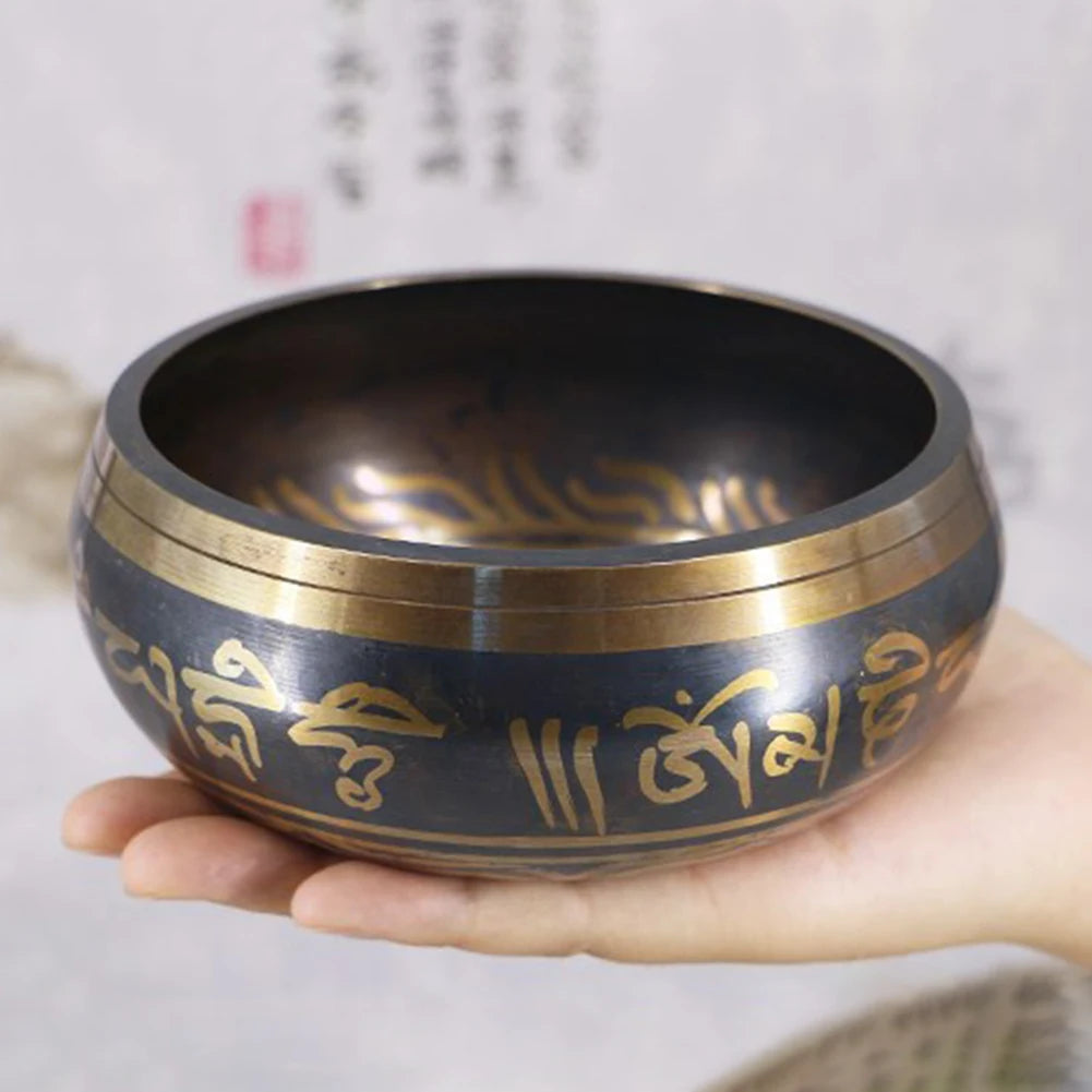 Tibetan Singing Bowl With Striker For Meditation And Healing