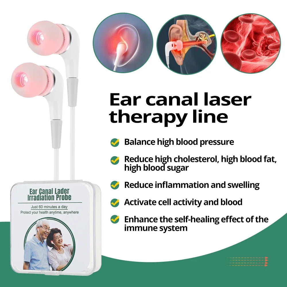 Tinnitus Ear Laser Therapy LLLT Physiotherapy Device