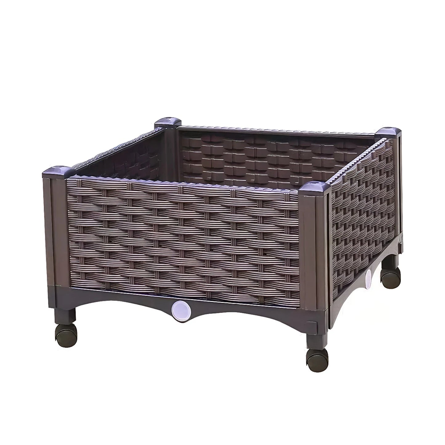 Elevated Garden Box With Drainage Plug For Outdoor Vegetables