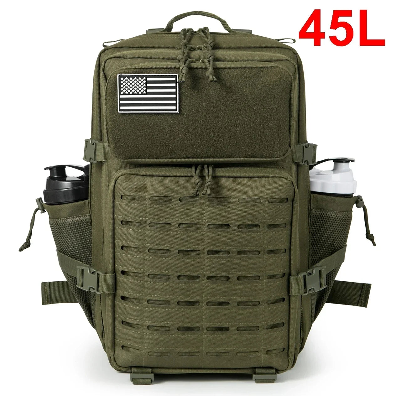 ReFire Gear Unisex Tactical Backpack With Water Bottle Holder
