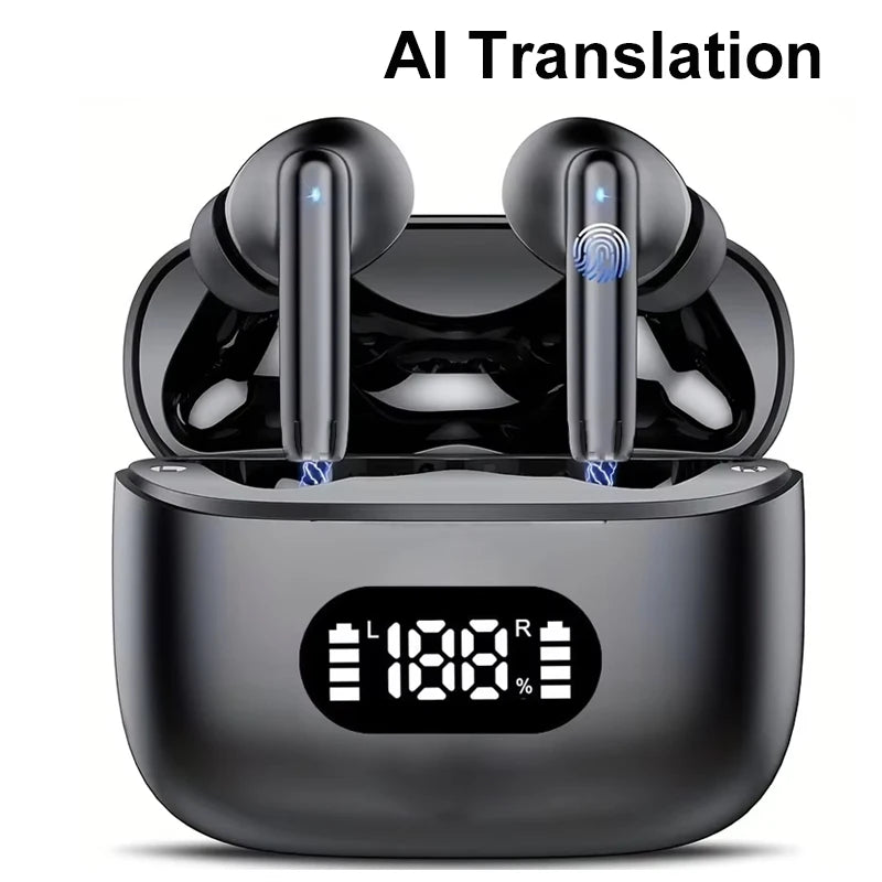 UYUXIO Real Time AI Language Translator Earbuds 144 Languages