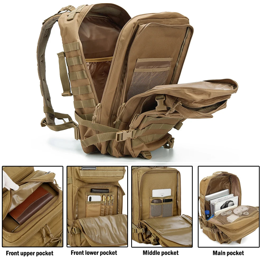 ReFire Gear Tactical Backpack Molle Pack For Outdoors