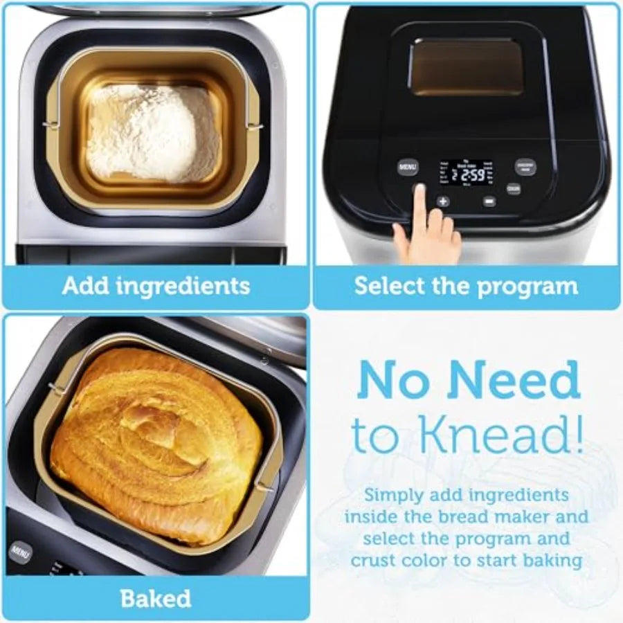 XMSJ 15-In-1 Automatic Bread Maker