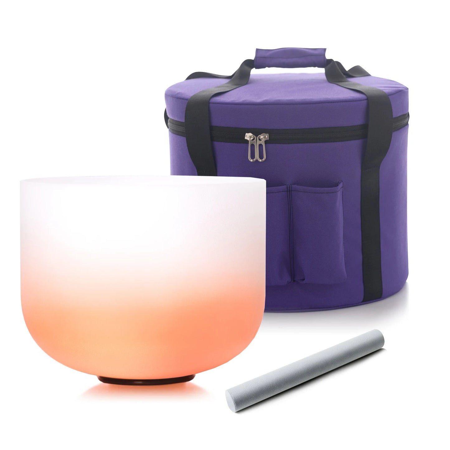 Hye-eun Rainbow Quartz Crystal Singing Bowl 432Hz Chakra Healing