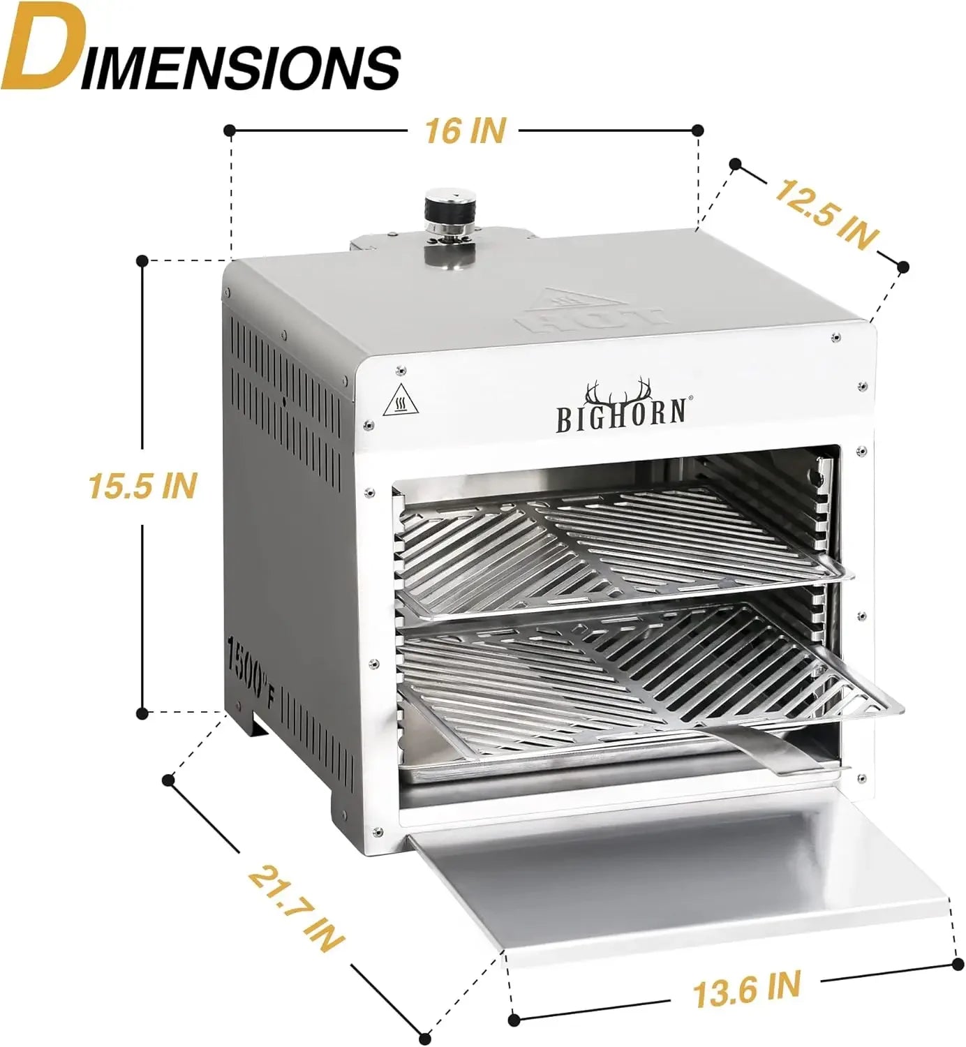 Infrared Propane Grill Portable Sear Station Outdoor Pizza Stone