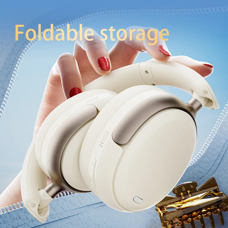 Acer OHR516 ANC Wireless Bluetooth 5.4 Headphones 48dB ANC Headsets 40mm Dynamic Driver 100H Playtime with LDAC Earphones