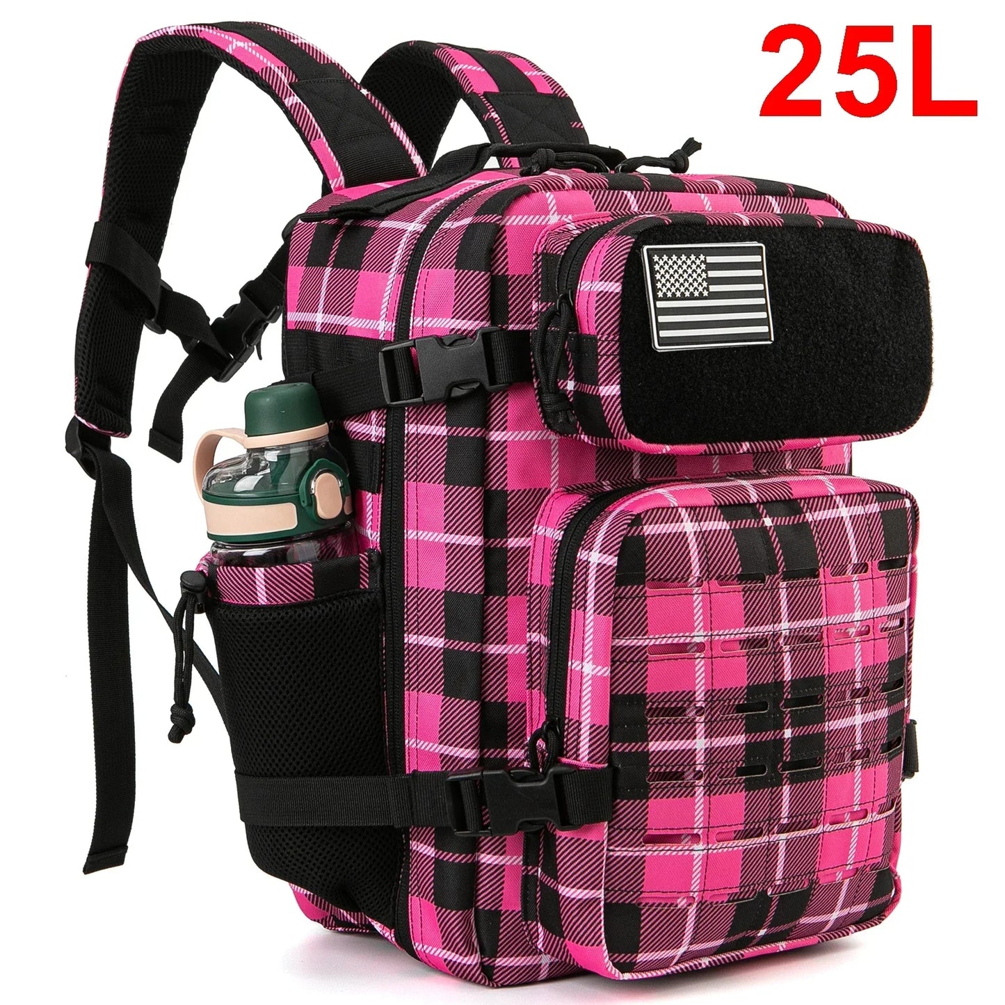 ReFire Gear Unisex Tactical Backpack With Water Bottle Holder