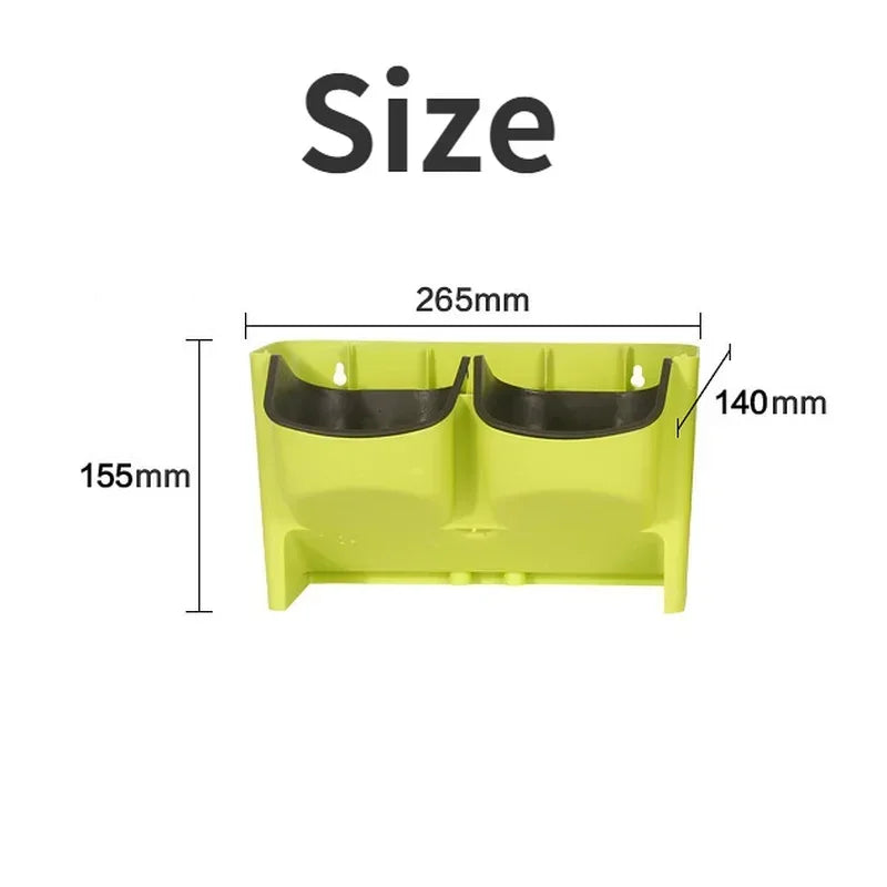 Outdoor Hanging Basket Planters Self Watering Plastic Flower Pot