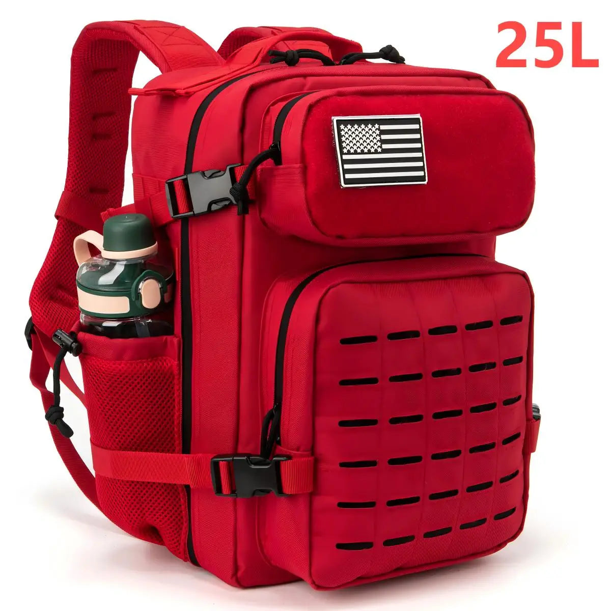 ReFire Gear Unisex Tactical Backpack With Water Bottle Holder